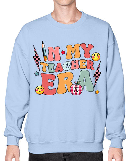 Personalized Teacher Era Sublimation 17# - pi- Sweatshirt - Crew