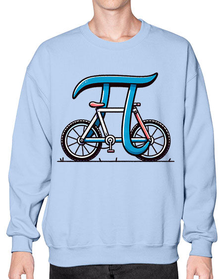 Pi Bicycle Sublimation Design 33# - pi- Sweatshirt - Crew