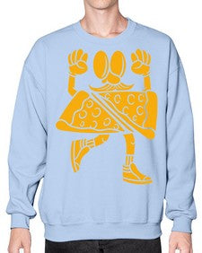 Pizza champ 202# - cartoon food- Sweatshirt - Crew