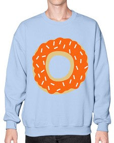 Pumpkindonut 204# - cartoon food- Sweatshirt - Crew