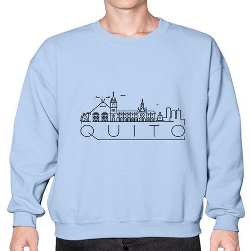 Quito Minimal Skyline 1700# - cities- Sweatshirt - Crew