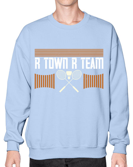 R town r team 1912# - badminton- Sweatshirt - Crew