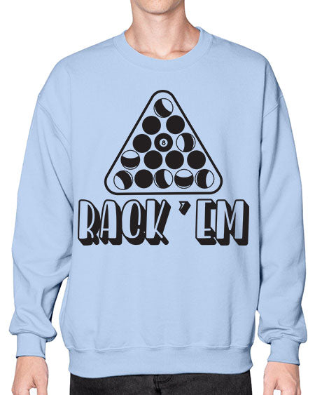Rack em 558# - billards- Sweatshirt - Crew