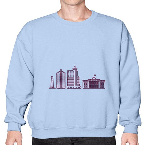 Raleigh 1709# - cities- Sweatshirt - Crew