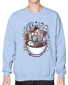 Ramen Ice Cream 1495# - ice cream- Sweatshirt - Crew