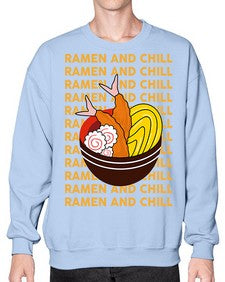 Ramen and Chill 1493# - Ramen- Sweatshirt - Crew