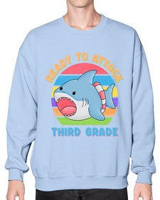 Ready to Attack third Grade 715# - third grade- Sweatshirt - Crew