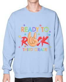 Ready to Rock third Grade 737# - third grade- Sweatshirt - Crew