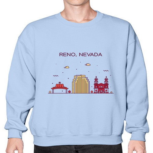 Reno 1714# - cities- Sweatshirt - Crew