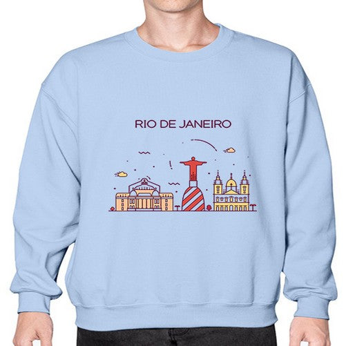 RioDeJaneiro 1737# - cities- Sweatshirt - Crew