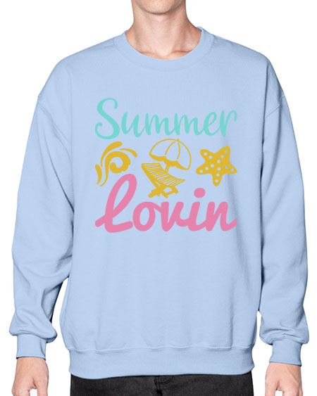 SUMMER LOVIN Style 2# - summer- Sweatshirt - Crew
