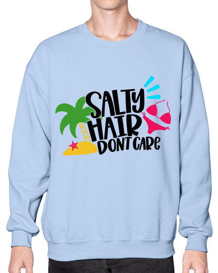 Salty Hair Dont Care Style 29# - summer- Sweatshirt - Crew
