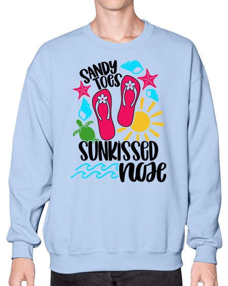 Sandy Toes Sunkissed Nose Style 27# - summer- Sweatshirt - Crew