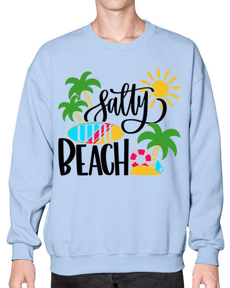 Satly Little Beach Style 26# - summer- Sweatshirt - Crew