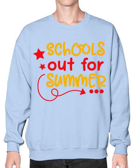 SchoolsOutSummer 83# - summer- Sweatshirt - Crew