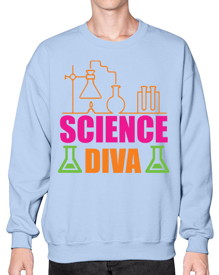 Science Diva 127# - general science- Sweatshirt - Crew