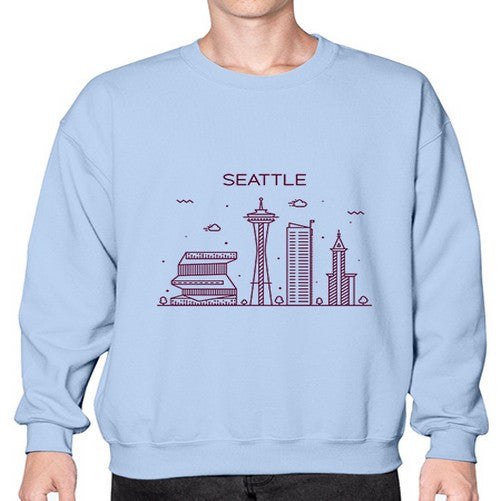 Seattle 1807# - cities- Sweatshirt - Crew