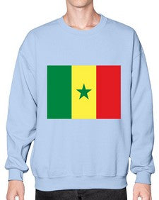 Senegal 1811# - world flags- Sweatshirt - Crew