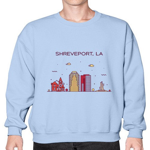 ShreveportLA 1840# - cities- Sweatshirt - Crew