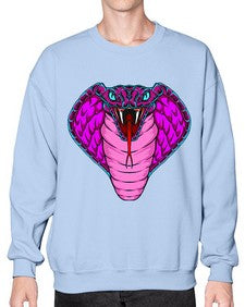 Snake 214# - cartoon animals- Sweatshirt - Crew