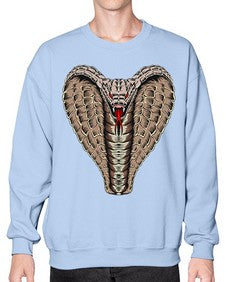Snake 217# - cartoon animals- Sweatshirt - Crew
