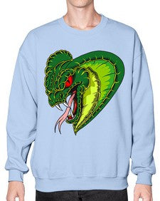 Snake 220# - cartoon animals- Sweatshirt - Crew