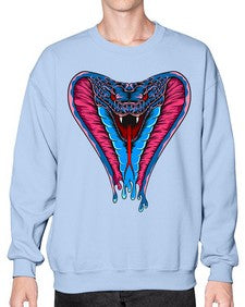 Snake 224# - cartoon animals- Sweatshirt - Crew