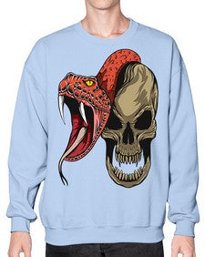 Snake 226# - cartoon animals- Sweatshirt - Crew