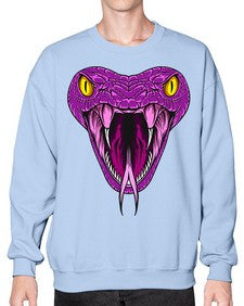 Snake 228# - cartoon animals- Sweatshirt - Crew