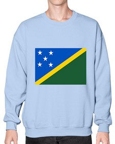 Solomon Islands 1855# - world flags- Sweatshirt - Crew