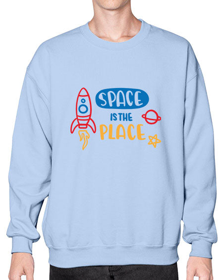 Spaceistheplace 11# - space- Sweatshirt - Crew