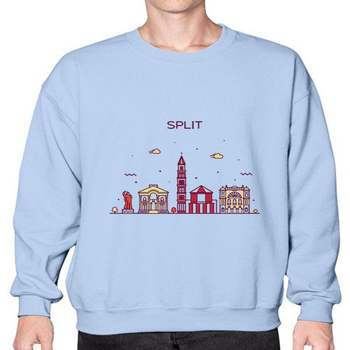 Split 1877# - cities- Sweatshirt - Crew