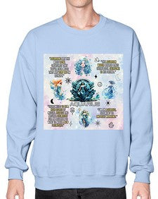 Straight Aquarius 468# - aquarius- Sweatshirt - Crew