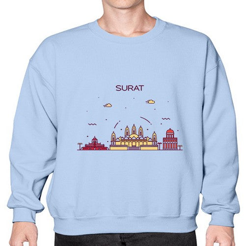 Surat 1908# - cities- Sweatshirt - Crew