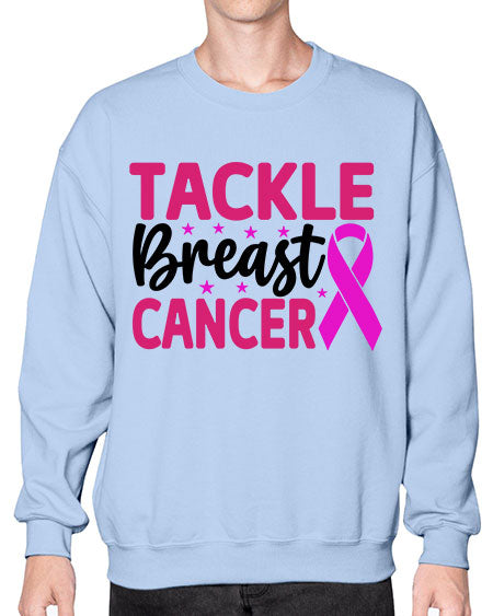 Tackle Breast Cancer 5# - breast cancer- Sweatshirt - Crew