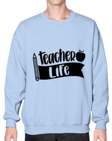 Teacher Life Style 1455# - teacher- Sweatshirt - Crew