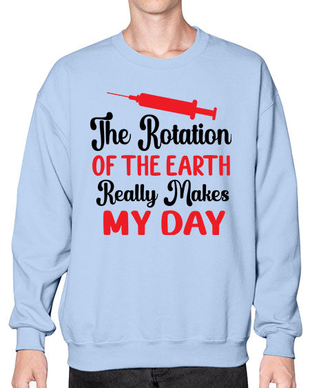 The Rotation of the Earth Really Makes my day 12# - nature- Sweatshirt - Crew