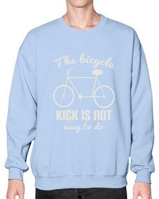 The bicycle kick is not easy to do 3# - bicycle- Sweatshirt - Crew