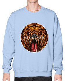 The great power of bear 250# - cartoon animals- Sweatshirt - Crew