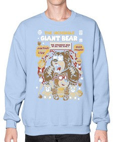 The incredible bear 251# - cartoon animals- Sweatshirt - Crew