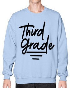Third Grade 947# - third grade- Sweatshirt - Crew