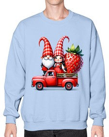 Truck Gnome Strawberries 1673# - strawberry- Sweatshirt - Crew