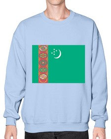 Turkmenistan 2019# - world flags- Sweatshirt - Crew