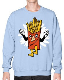 Weekend is near 265# - cartoon general- Sweatshirt - Crew