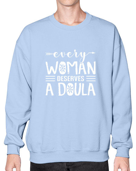 Womenseverywomandeservesadoula1651# - doubla- Sweatshirt - Crew