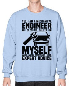 Yes I Am A Mechanical Style 1671# - engineer- Sweatshirt - Crew