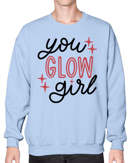 You Glow Girl Style 5# -makeup Sweatshirt - Crew