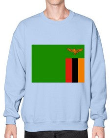 Zambia 2160# - world flags- Sweatshirt - Crew