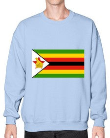 Zimbabwe 2161# - world flags- Sweatshirt - Crew