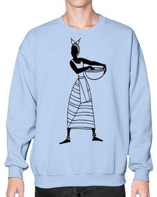 africanlady 87# - black girls or women- Sweatshirt - Crew